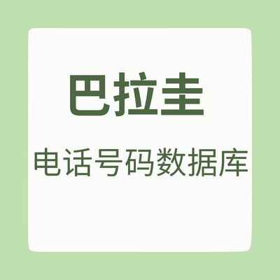 巴拉圭 电话号码数据库