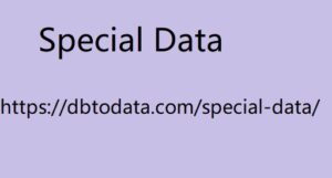 Special Data