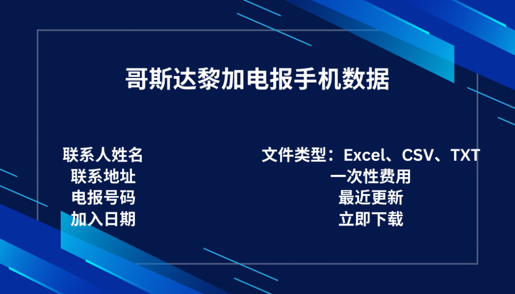 哥斯达黎加电报手机数据