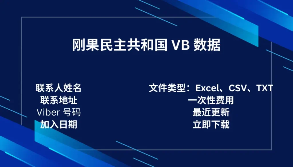 刚果民主共和国 VB 数据