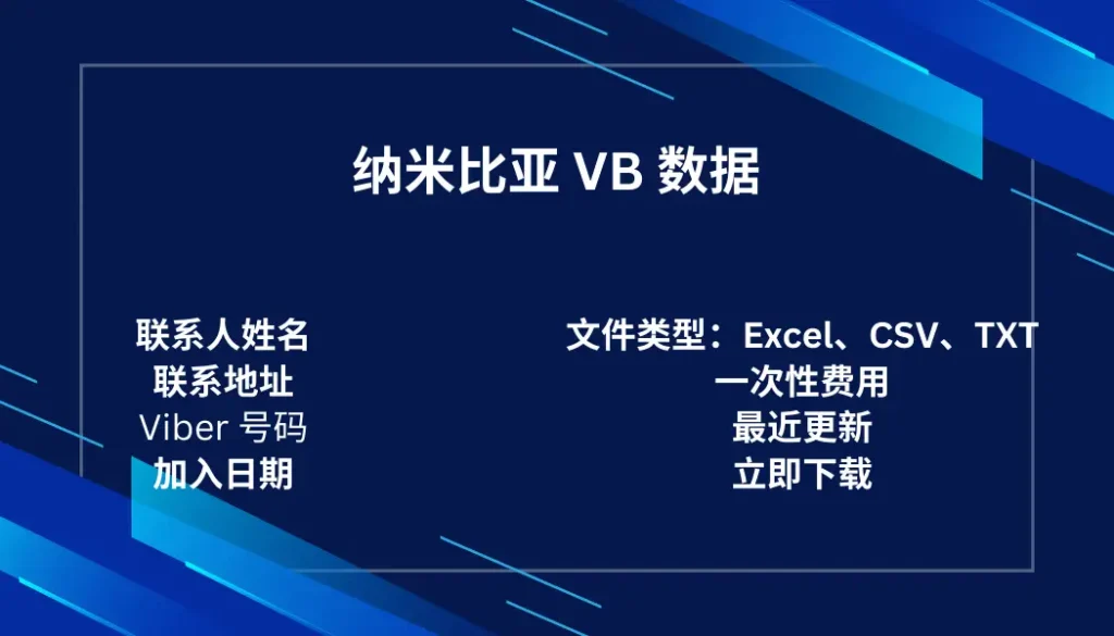 纳米比亚 VB 数据