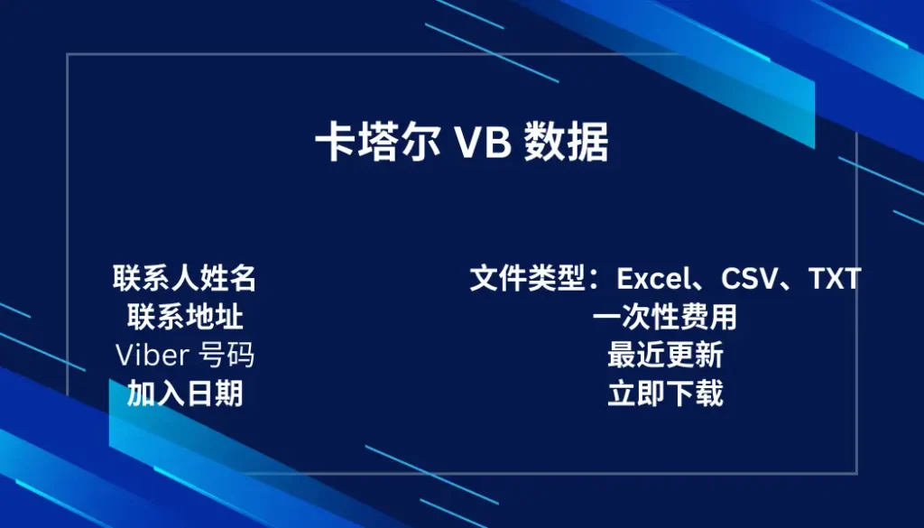 卡塔尔 VB 数据